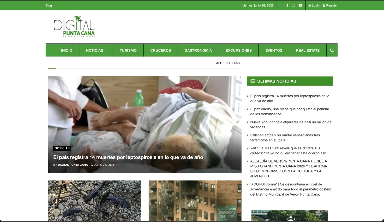 Digital Punta Cana - Digital Newspaper — web